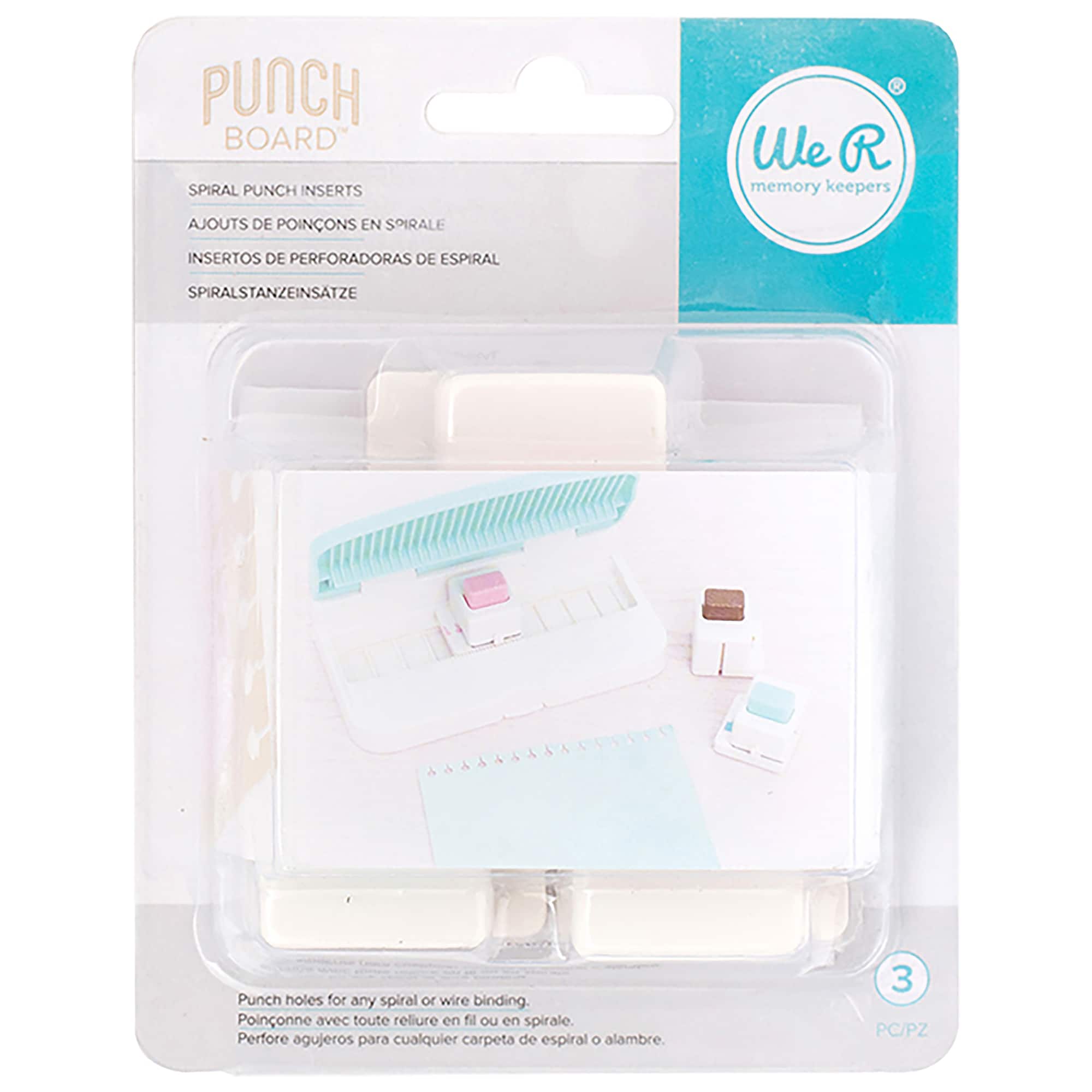 We R Memory Keepers® Spiral Punch Inserts, 3ct.